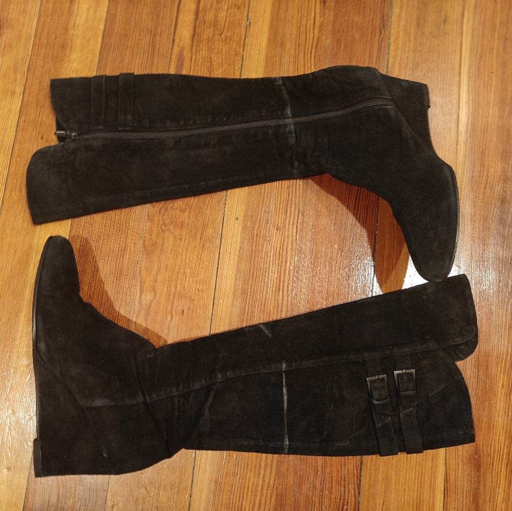Black Knee-High Boots